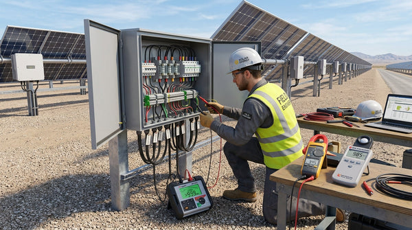 Protocolo de Comisionamiento y Pruebas de Arranque en Campo (IEC 62446): Medición de Voc, Isc, Prueba de Aislamiento Megger y Secuencia de Encendido