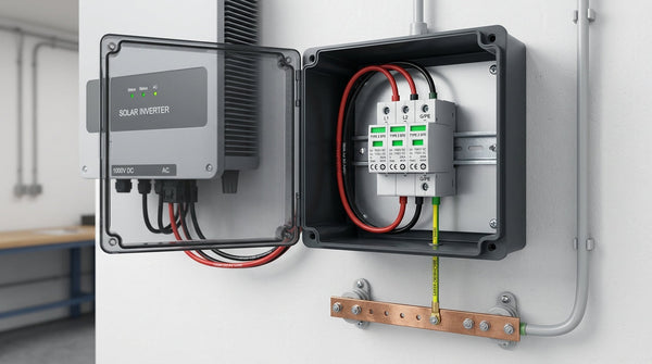 Supresores de Picos SPD Tipo 2 en Sistemas Fotovoltaicos: Criterios de Selección en Vcc (600V/1000V) y Vca bajo la NOM-001-SEDE