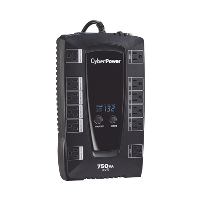 CYBERPOWER AVRG750LCD UPS / No Break UPS de 750 VA/450 W, To