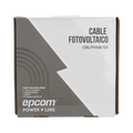Cable Fotovoltaico Negro / 16 mm² ( 6 AWG) / Material COBRE / 2000V / Rollo de 50 m