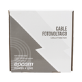 Cable Fotovoltaico Negro / Cobre Estañado / 6 mm² (10 AWG) / 2000V / Rollo de 100m / / UL 4703 y TUV