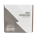 Cable Fotovoltaico Negro / Cobre Estañado / 6 mm² (10 AWG) / 2000V / Rollo de 100m / / UL 4703 y TUV