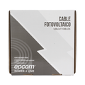Cable Fotovoltaico Negro / Cobre Estañado / 6 mm² (10 AWG) / 2000V / Rollo de 25 m / / UL 4703 y TUV