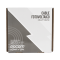 Cable Fotovoltaico Negro / Cobre Estañado / 6 mm² (10 AWG) / 2000V / Rollo de 50 m / / UL 4703 y TUV