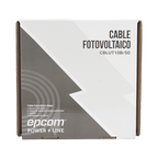 Cable Fotovoltaico Negro / Cobre Estañado / 6 mm² (10 AWG) / 2000V / Rollo de 50 m / / UL 4703 y TUV