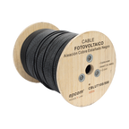 Cable Fotovoltaico Negro / Cobre Estañado / 6 mm² (10 AWG) / 2000V / Rollo de 500 m / / UL 4703 y TUV