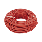 Cable Fotovoltaico Rojo / Cobre Estañado / 6 mm² (10 AWG) / 2000V / Rollo 100m / UL 4703 y TUV