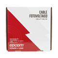 Cable Fotovoltaico Rojo / Cobre Estañado / 6 mm² (10 AWG) / 2000V / Rollo 50m / UL 4703 y TUV