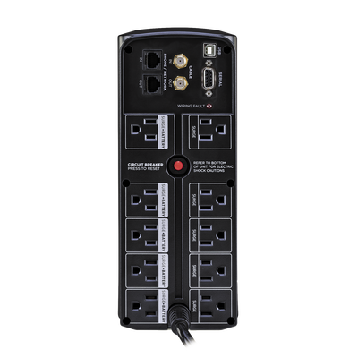 CYBERPOWER CP1350AVRLCD UPS / No Break UPS de 1350 VA/815 W,