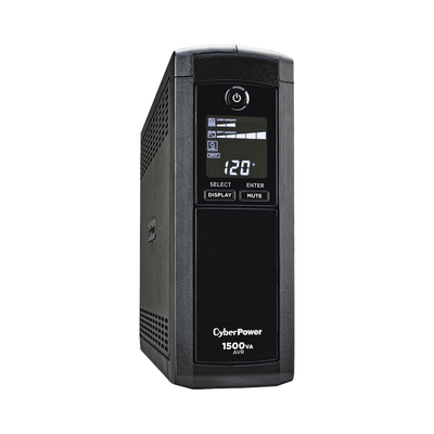 CYBERPOWER CP1500AVRLCD UPS / No Break UPS de 1500 VA/900 W,
