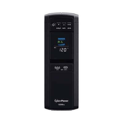 CYBERPOWER CP1500PFCLCD UPS / No Break UPS de 1500 VA/900 W,