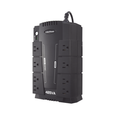 CYBERPOWER CP425SLG UPS / No Break UPS de 425 VA/255 W, Topo