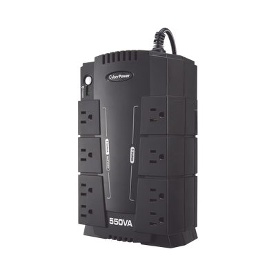 CYBERPOWER CP550SLG UPS / No Break UPS de 550 VA/330 W, Topo