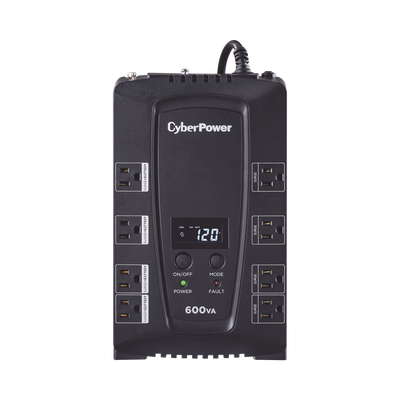 CYBERPOWER CP600LCD UPS / No Break UPS de 600 VA/340 W, Topo