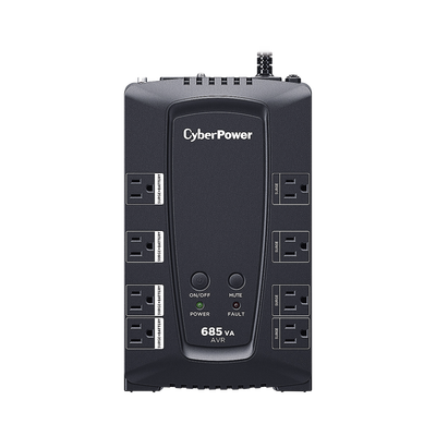 CYBERPOWER CP685AVRG UPS / No Break UPS de 685 VA/390 W, Top
