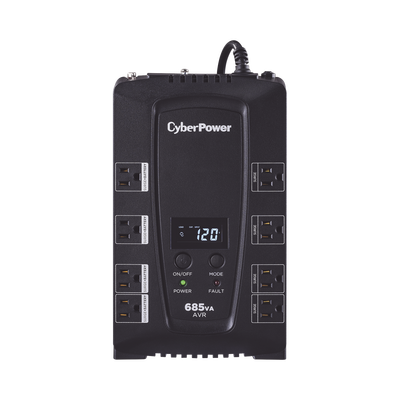 CYBERPOWER CP685AVRLCD UPS / No Break UPS de 685 VA/390 W, T
