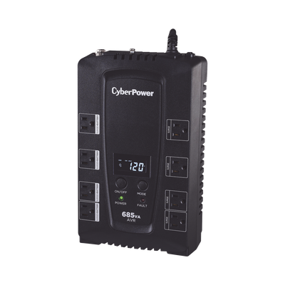 CYBERPOWER CP685AVRLCD UPS / No Break UPS de 685 VA/390 W, T