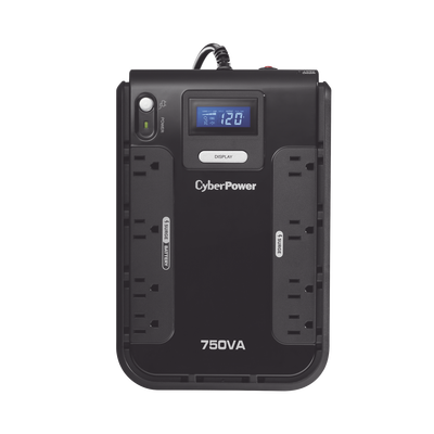 CYBERPOWER CP750LCD UPS / No Break UPS de 750 VA/420 W, Topo