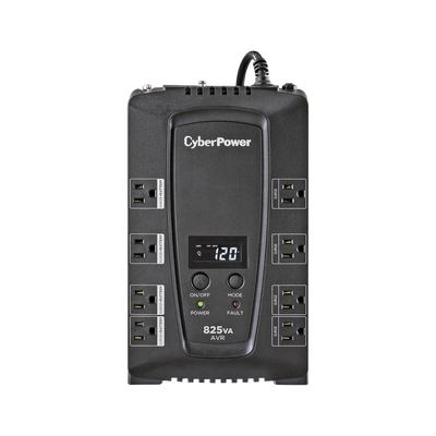 CYBERPOWER CP825AVRLCDA UPS / No Break UPS de 825 VA/450 W,