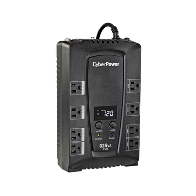 CYBERPOWER CP825AVRLCDA UPS / No Break UPS de 825 VA/450 W,
