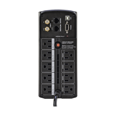 CYBERPOWER CP850AVRLCDA UPS / No Break UPS de 850 VA/510 W,