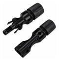 10 Conectores Mc4, 5 Hembras Y 5 Macho 10 Awg. Negro