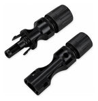 10 Conectores Mc4, 5 Hembras Y 5 Macho 10 Awg. Negro