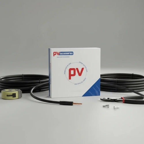Caja De Cable Fotovoltaico Cal#10 100mts Negro Pv Accesories Negro