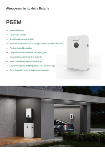 Bateria De Litio Luxpower De 5.12kwh
