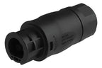Kit Conector Ac Y Tapa Hoymiles Para Microinversor Serie Hm Negro