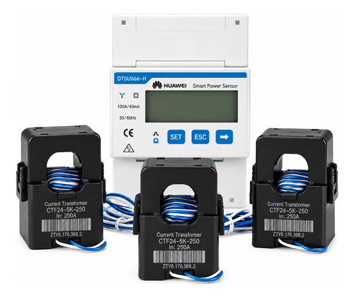 Medidor Eléctrico Huawei Con Donas Dtsu666-h 250a/50ma