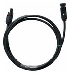 4 Extensiones Cable Fotovoltaico Con Mc4 1m Tongwei Solar Negro