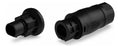Kit Conector Ac Y Tapa Hoymiles Para Microinversor Serie Hm Negro