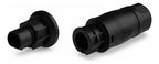 Kit Conector Ac Y Tapa Hoymiles Para Microinversor Serie Hm Negro