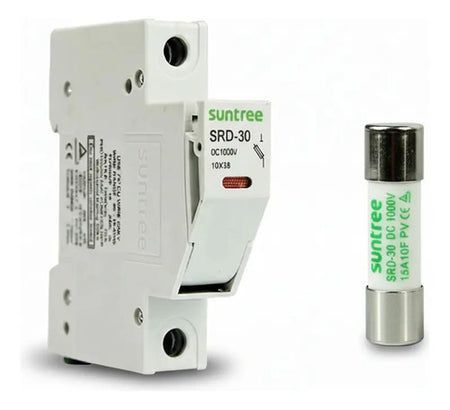 Kit Porta Fusible 30a Y Fusible Pv 30a 1000v Cd Suntree