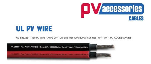 Cable Fotovoltaico #12 100mts Rojo Pv Accesories Rojo