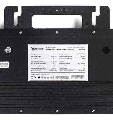 Microinversor Solar Hoymiles Hms-2000dw-4t Wifi 2mppt 2kw