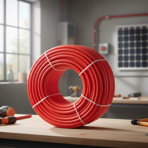 Cable Fotovoltaico Cal#12 100mts Rojo Suntree Rojo