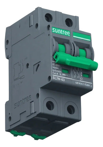 Interruptor En Dc Suntree 2 Polos 32a Con Polaridad