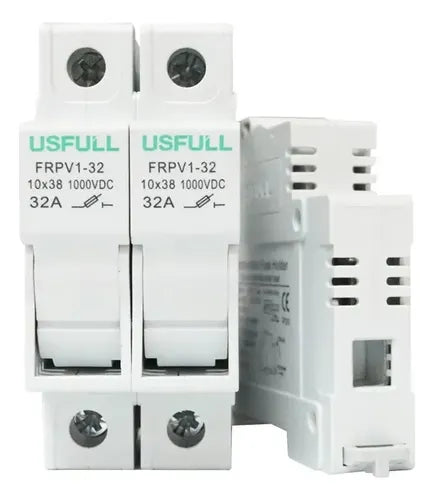 10 Piezas Porta Fusible 30a 1000v Fotovoltaico Cd Usfull