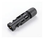 10 Conectores Mc4, 5 Hembras Y 5 Macho 8 Awg, 1500 Vdc Negro