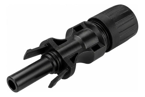 10 Conectores Mc4, 5 Hembras Y 5 Macho 10 Awg. Negro