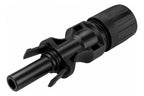 10 Conectores Mc4, 5 Hembras Y 5 Macho 10 Awg. Negro
