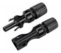 10 Conectores Mc4, 5 Hembras Y 5 Macho 8 Awg, 1500 Vdc Negro