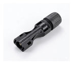 10 Conectores Mc4, 5 Hembras Y 5 Macho 8 Awg, 1500 Vdc Negro