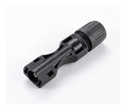 10 Conectores Mc4, 5 Hembras Y 5 Macho 8 Awg, 1500 Vdc Negro