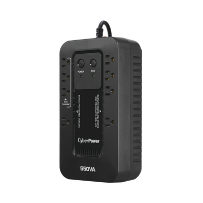 CYBERPOWER EC550G UPS / No Break UPS de 550 VA/330 W, Topolo