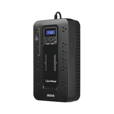 CYBERPOWER EC850LCD UPS / No Break UPS de 850 VA/510 W, Topo