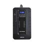 CYBERPOWER EC850LCD UPS / No Break UPS de 850 VA/510 W, Topo
