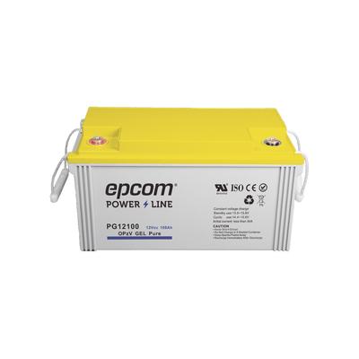 EPCOM POWERLINE PG12100 Baterías Batería de GEL PURO OPzV /
